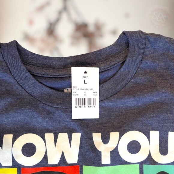 Marvel Know Your Power Graphic Tee, Blue Kids Shirt, Size L, Fun Superhero NWT - Picture 2 of 4